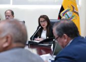 La ministra de Gobierno Nataly Morillo se refirió a la sentencia en el caso Malvinas.