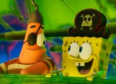 Patricio Estrella (Bill Fagerbakke) y Bob Esponja Pantalones cuadrados (Tom Kenny).