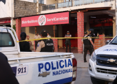 Lugar donde fue asesinado Mario Pineida hace una semana en Guayaquil.