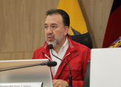El alcalde de Quito mostró su apoyo a Álvarez ante la audiencia programada hoy por el caso Triple A.