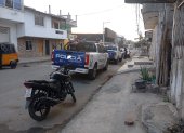 La Policía Nacional acudió hasta el lugar donde se registró el crimen del joven, cuya identidad aún se desconoce.