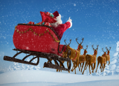Las personas pueden seguir la ruta de Papá Noel en tiempo real.
