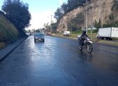 La mañana de este 26 de diciembre ocurrió un siniestro en el cruce de las calles De las Palmeras y Eloy Alfaro.