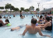 Guayaquil. Las piscinas municipales han recibido una alta afluencia de ciudadanos.