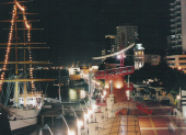 Festejos de fin de año en el Malecón 2000 con música, luces y acceso gratuito para todos.
