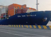 El Puerto de Posorja atendió a buque con calado récord.