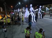El desfile Gigantes de Luz recorrerá las calles del norte de Guayaquil.
