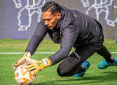 José Contreras arquero venezolano que seguirá en Barcelona SC.