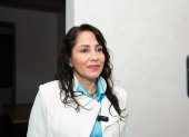 Luisa González, excandidata a la Presidencia por la Revolución Ciudadana.