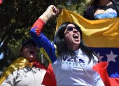La comunidad de venezolanos en Quito se reunió en el Parque La Carolina.