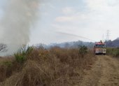 Un incendio forestal en el cerro Las Antenas activó alarma 2.