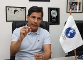 Jefferson Pérez, exmarchista y vicepresidente del Comité Olímpico Ecuatoriano.