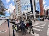 Tras la muerte violenta, la Policía Nacional desplegó operativos de control a motociclistas en el norte de Quito.