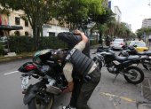 Tras el crimen del guardia, los operativos a motociclistas se intensificaron.