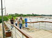 Residuos como harina de pescado y químicos industriales recorren la ciudad desde zonas industriales (como la vía a Daule) hasta la PTAR Los Merinos.