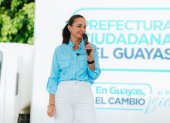Marcela Aguiñaga, prefecta del Guayas.