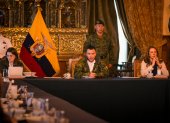 El presidente Daniel Noboa se reunió en Carondelet con su gabinete este 17 de enero de 2026.