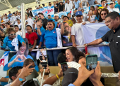 Miles de simpatizantes muestran su respaldo a la exasambleísta.