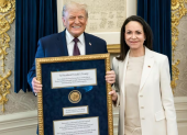 Donald Trump, aseguró que ya no se siente comprometido con la paz después de que Noruega no le concediera el Premio Nobel.