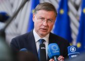 El comisario europeo de Economía y Productividad, Implementación y Simplificación, Valdis Dombrovskis.