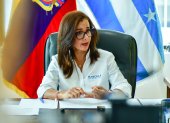 Marcela Aguiñaga, prefecta del Guayas desde el 2023.