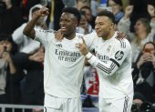 Vinícius y Mbappé fueron protagonistas en la victoria de Real Madrid ante Mónaco.