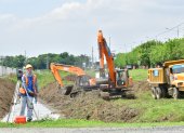 Dos accesos para la obra del Quinto Puente es uno de los trabajos que ejecuta la Prefectura del Guayas.