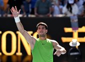 Carlos Alcaraz sumó su segunda victoria en el Abierto de Australia.