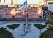Referencial.Casa Rosada, en medio de la tensión diplomática por el mapa de las Malvinas en Francia