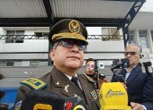 El coronel Ángel Esquivel fue presentado como el nuevo comandande de la Subzona Azuay de la Policía Nacional.