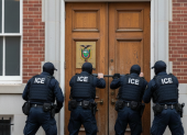 IMAGEN REFERENCIAL. Agentes del ICE habrían intentado acceder al Consulado ecuatoriano en Minneapolis