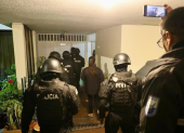 Operativo policial en el marco de las investigaciones por el Caso Caja Chica.