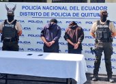 Policía Nacional liberó a una persona secuestrada y capturó a dos sospechosos tras una persecución en el sur de Quito.