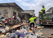 Retiran acumulación de basura