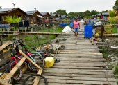 Los tramos deteriorados y sin mantenimiento peligran la conectividad de los habitantes de Santay.