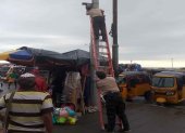 La Policía Nacional inspeccionó una cámara de seguridad del sector donde se cometió el sicariato.