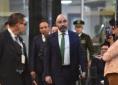 El presidente de la Judicatura, Mario Godoy, asistió a la Comisión de Fiscalización.