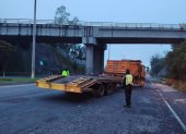 La Agencia Metropolitana de Tránsito realizó controles del 1 enero al 3 de febrero al transporte pesado en la av. Simón Bolívar y Ruta Viva.