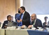 El abogado Stalin Raza es quien realiza la vocería de Mario Godoy, titular del Consejo de la Judicatura, quien enfrenta un juicio político.