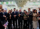 El pabellón del banano ecuatoriano en la feria internacional Fruit Logística Berlín 2026.