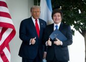El presidente de Estados Unidos,Donald Trump y de Argentina, Javier Milei.