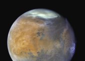 Marte. Combinación de imágenes de Marte tomadas por el telescopio espacial Hubble en 2024