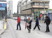 La avenida 10 de Agosto es uno de los puntos de Quito que evidencia huellas de abandono, edificios públicos y privados abandonados.