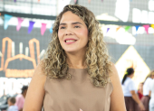 La viceprefecta de la provincia de Los Ríos, Mayra Díaz.
