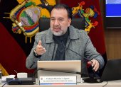 Referencia. El alcalde Pabel Muñoz cuestionó en su programa Frecuencia Quiteña la ley económica urgente del Ejecutivo, que limitaría presupuestos municipales.