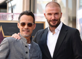 En septiembre de 2023, Marc Anthony recibió una estrella en el Paseo de la Fama de Hollywood en Los Ángeles. Le acompañó David Beckham.