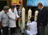 Foto referencial. Los tanques de oxígeno son importantes para las personas con afectaciones respiratorias