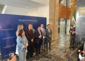 Asambleístas de ADN anunciaron la votación del informe en el juicio político a Mario Godoy, presidente de la Judicatura.