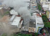 El incendio ha generado temor entre la ciudadanía del centro de Guayaquil.