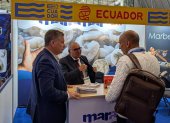 Empresas ecuatorianas participando en el Seafood Expo North America 2026